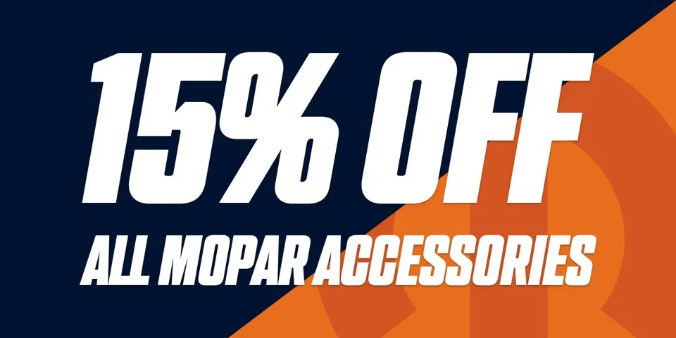 15% Off Mopar Accessories
