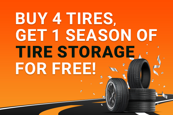 Buy 4 Tires & Get 1 Season of FREE Hassle Free Storage at Crowfoot Chrysler Dodge!