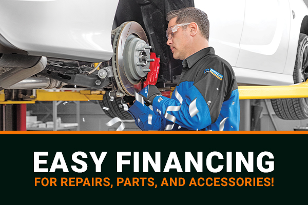 Finance Your Service, Repairs, Accessories, Tires and More!
